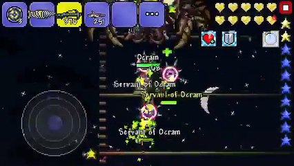 How to easily beat Ocram in Terraria iOS iPhone version