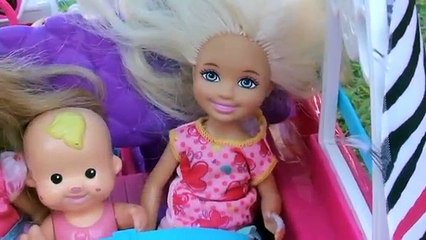 Frozen Elsa and Annas children captured by Arendelle dragon! Barbie Chelsea Fun Frozen Doll Viideos