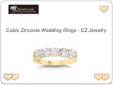 Cubic Zirconia Wedding Rings - CZ Jewelry