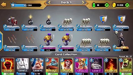 Castle Crush - SKELETON ARMY DECK! | Castle Crush Epic Strategy Game!