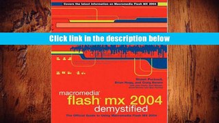[Download]  Macromedia Flash MX 2004 Demystified Shawn Pucknell For Ipad