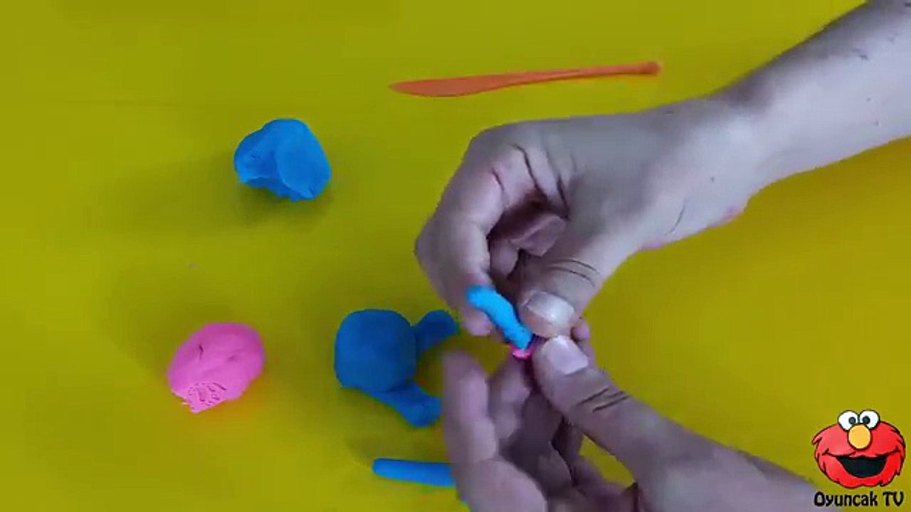 Cómo hacer jugar plastilina para juguetes plastilina plastilina con la construcción Pocoyó |