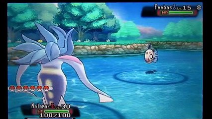 How to easily chain for Shiny Feebas in Pokemon Omega Ruby/Alpha Sapphire (LIVE SHINY!)