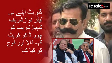 Gullu butt badly insulting of nawaz sharif and shahbaz sharif