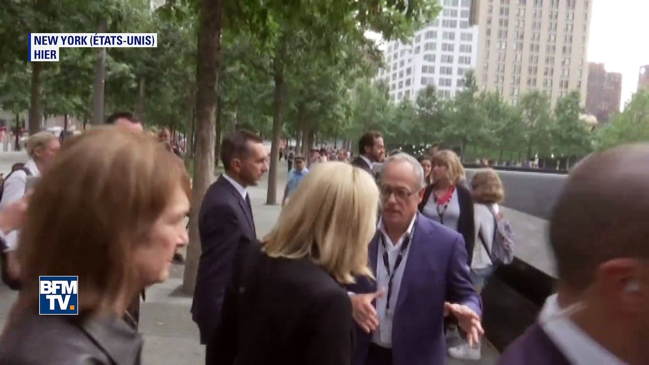 En déplacement à New York, Brigitte Macron visite Ground Zero