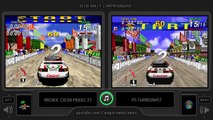 Sega Rally Championship (Arcade vs PC) Side by Side Comparison