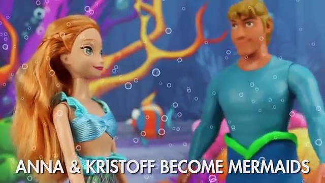 Anna is a Mermaid Kristoff is a Merman when Frozen Elsa is Gone and Hans is King. DisneyToysFan