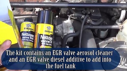 EGR valve cleaning WITHOUT DISMANTLING - Cleaner kit test Before/After