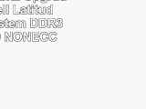 8GB Kit 4GBx2 Upgrade for a Dell Latitude E5420 System DDR3 PC312800 NONECC