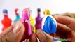 Play-Doh Lollipops and Bottles Learning Colors for Childrens Finger Family Nursey Rhymes Superhero