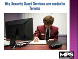 Why Security Guard Services are needed in Toronto