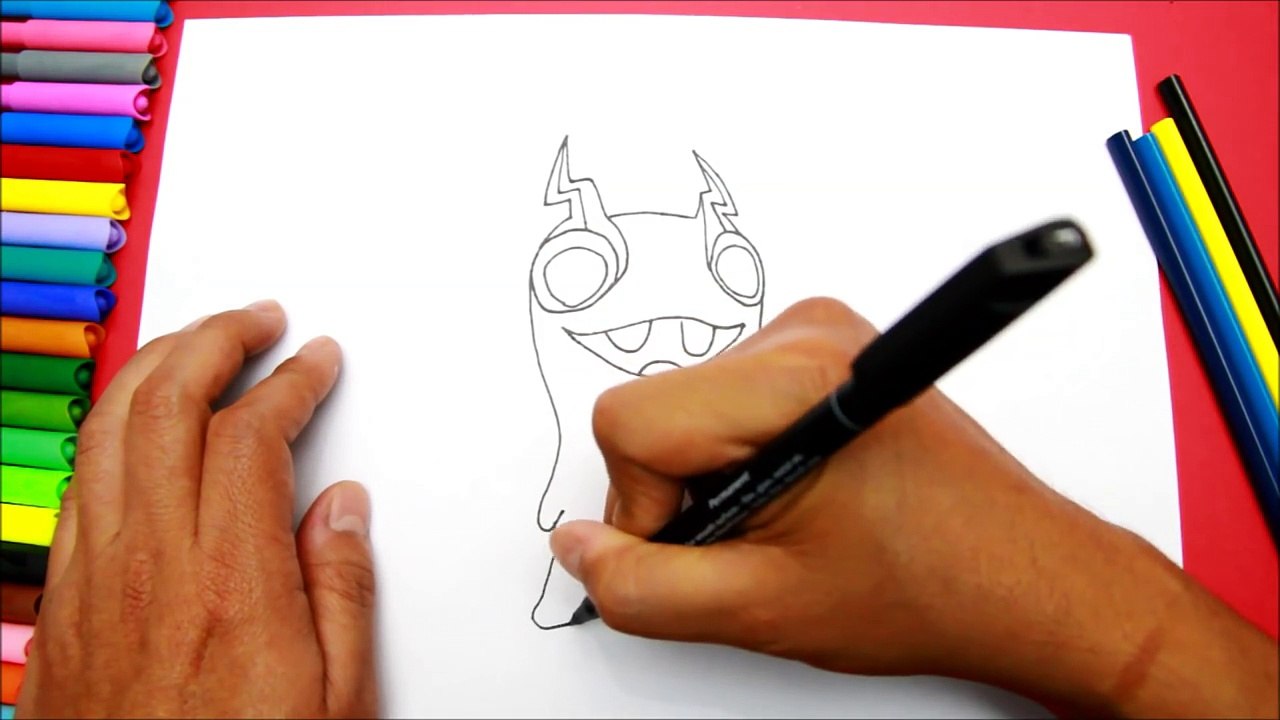 How to draw JOULES Tazerling (Slugterra) | Cómo dibujar babosa Electroshock (Bajoterra)