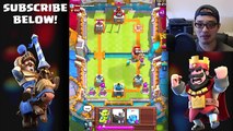 Clash Royale FOUR GOLEM STRATEGY! FUNNIEST / WEIRDEST EPIC TROLL DECK GAMEPLAY