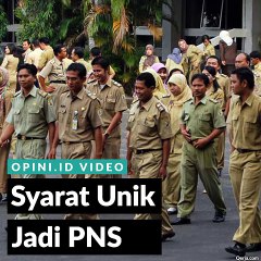 Syarat Unik Jadi PNS