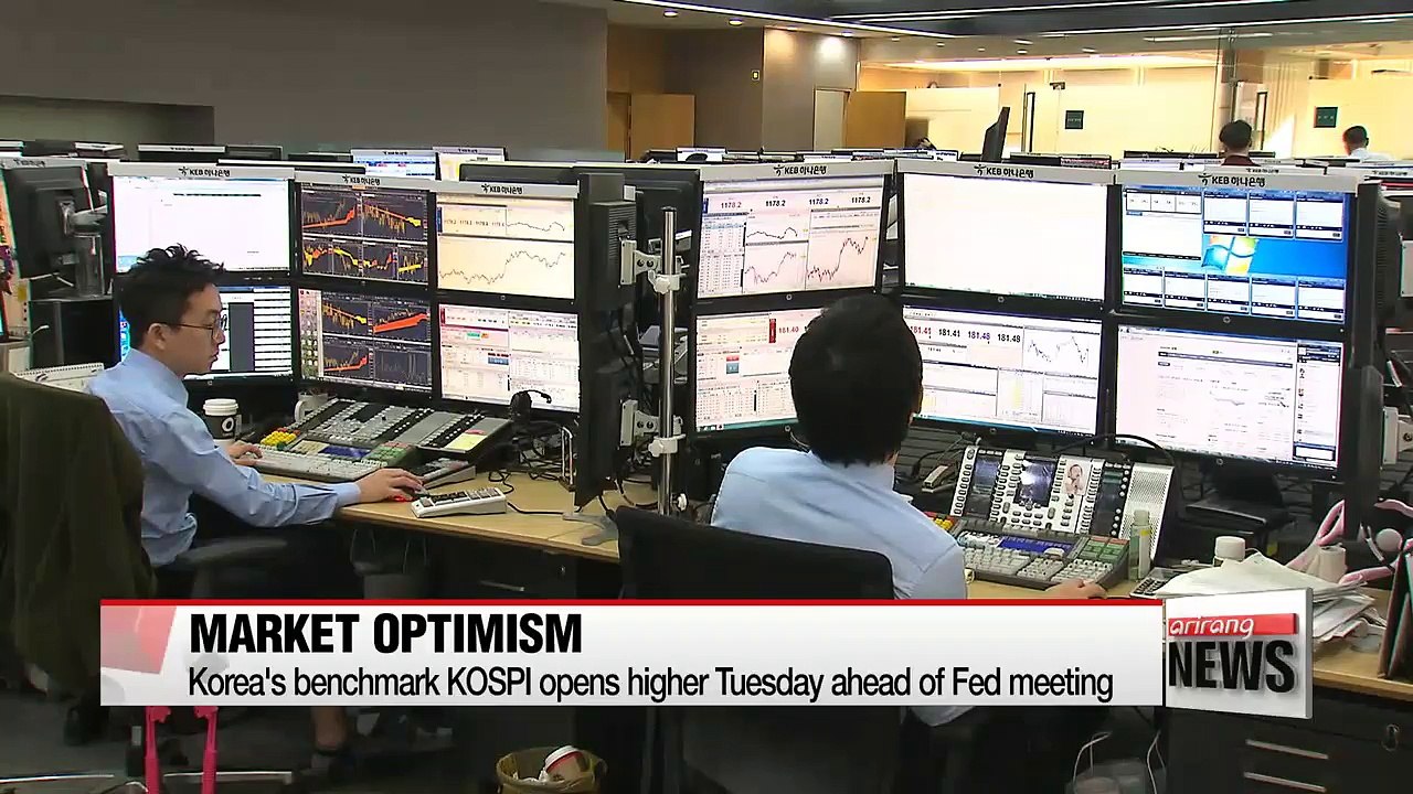 Korea's benchmark KOSPI opens higher Tuesday ahead of Fed meeting