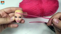 Barbie Dönüşümü - Barbie Saç Yapımı ve Kıyafet Giydirme - Oyuncak Yap