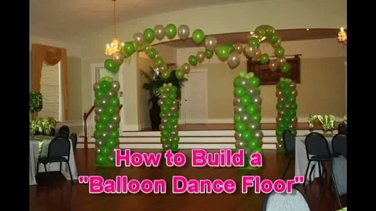 How to Build a Balloon Dance Floor