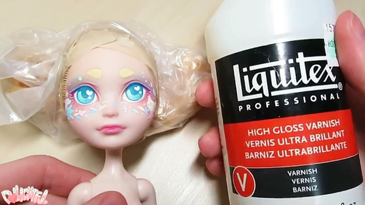 Repaint! Cupcake Sprinkles Custom OOAK Doll Ever After High Apple White