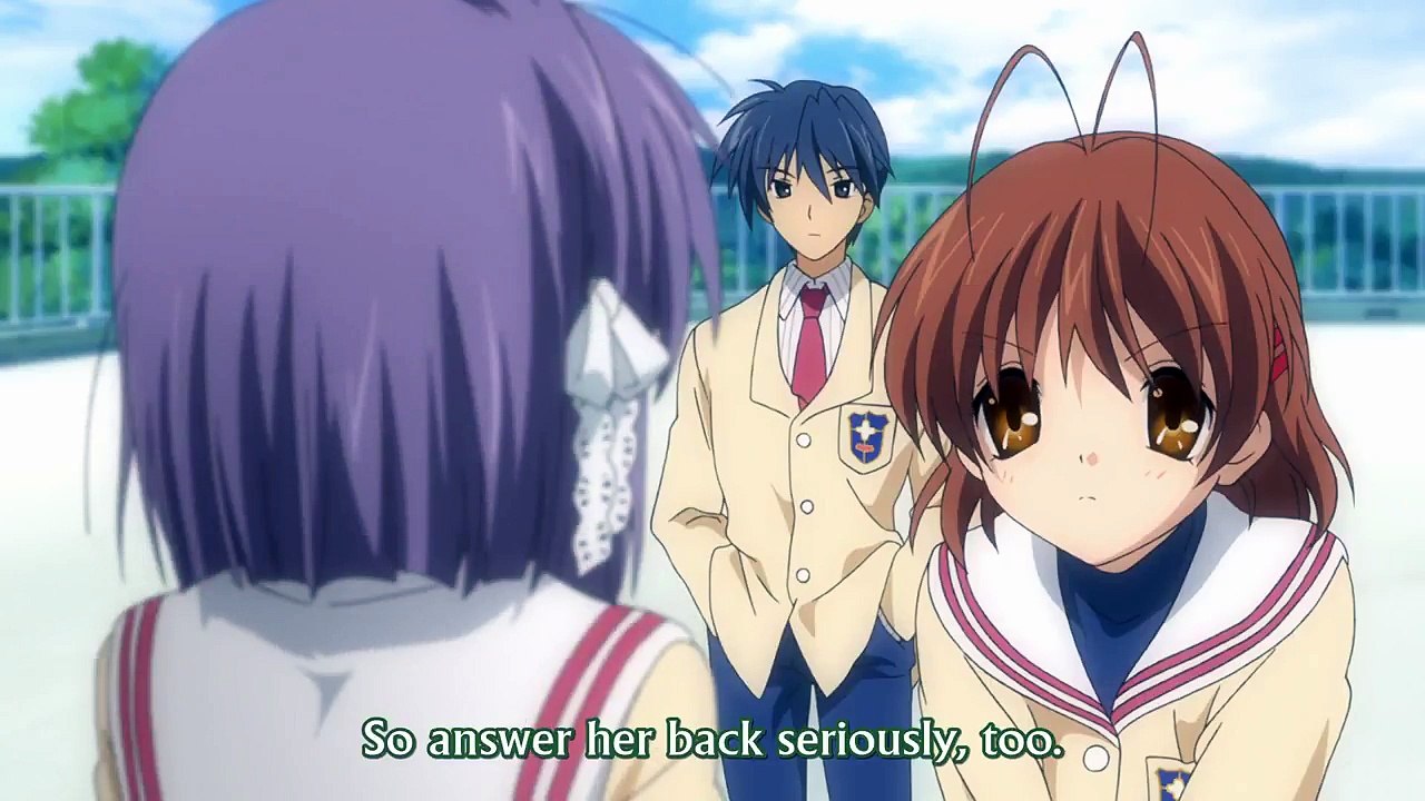 Clannad Nagisa and Ryou misleading scene