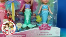 New Petit Ariel and Sisters Gift Set The Little Mermaid Play Disney Pool Party Underwater Toy