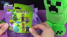 Plants vs Zombies Mystery Packs Series 2 Review KNEX PopCap Elmo Cookie Monster Creeper Toys