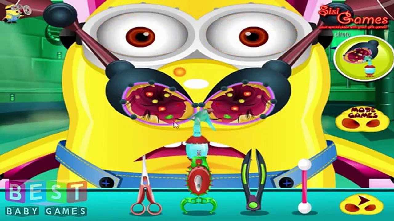 ღ Minion Patient Nose Doctor - Baby Minion Games for Kids
