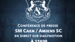Conférence de presse d'avant match SM Caen / Amiens SC