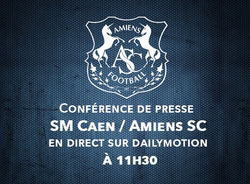 Conférence de presse d'avant match SM Caen / Amiens SC