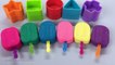 Fun Learning Shapes and Colours with Play Doh Sparkle Compound Popsicles