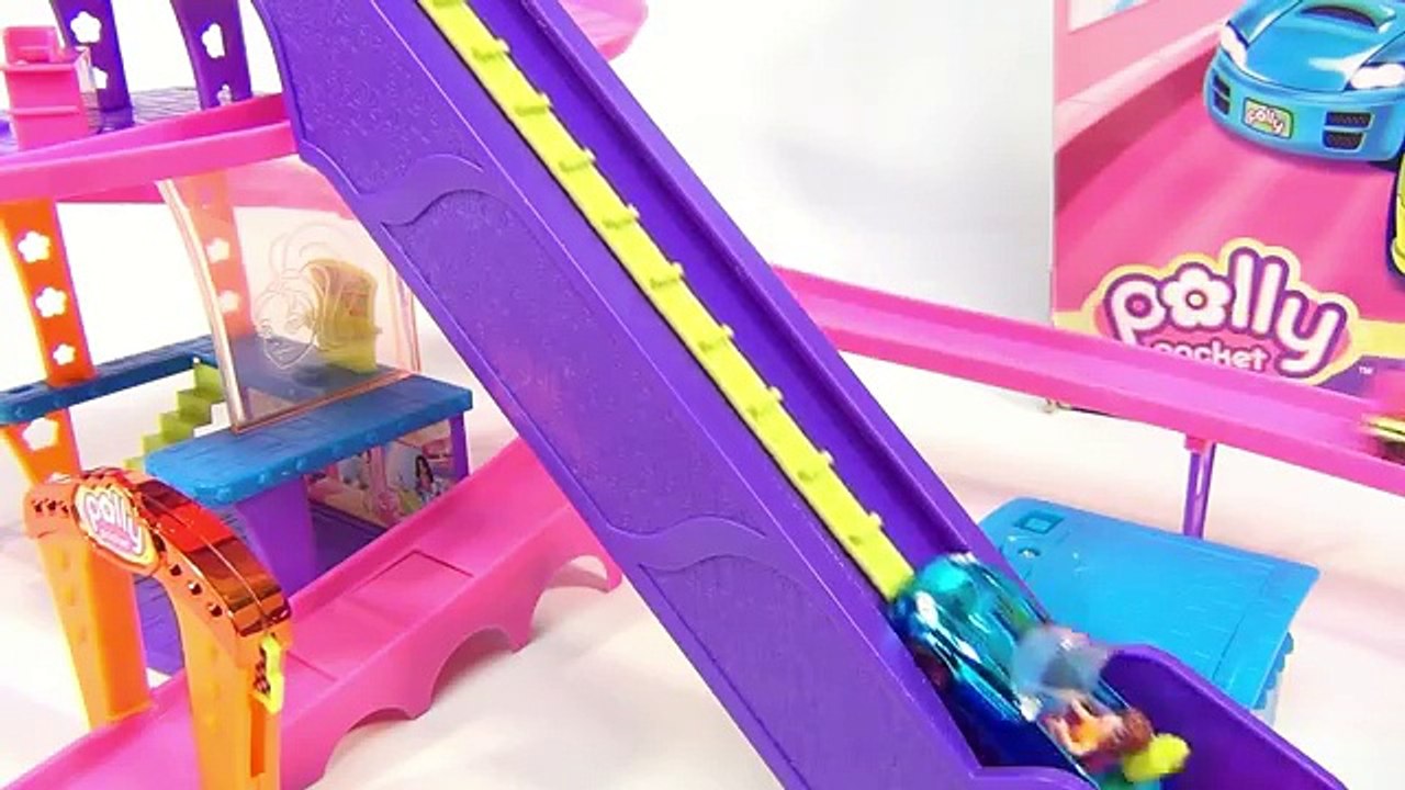polly pocket car track