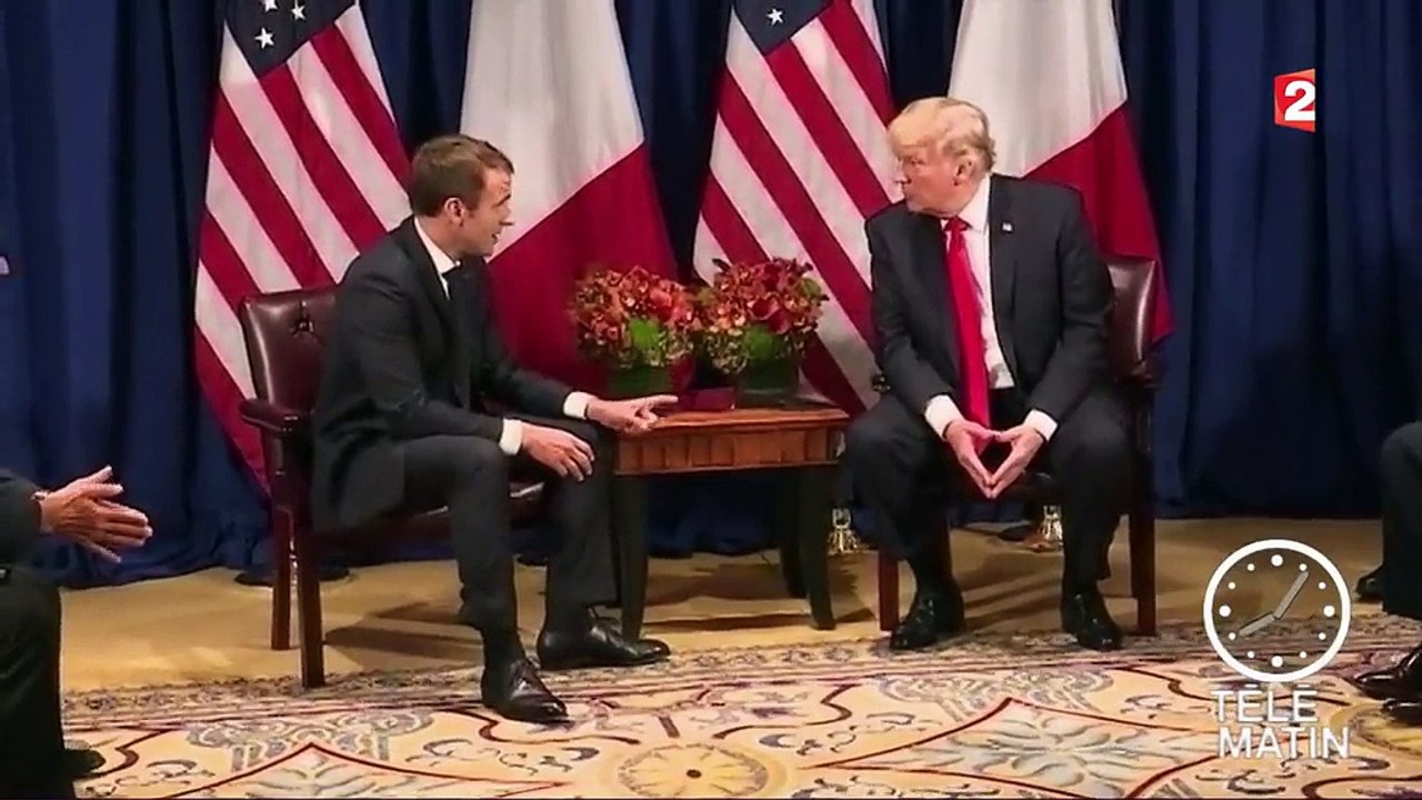 ONU: premiers pas très attendus de Donald Trump et Emmanuel Macron
