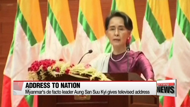 Myanmar's leader Aung San Suu Kyi addresses nation over Rohingya crisis