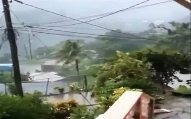 Powerful Hurricane Maria Hits Dominica 9_18_2017