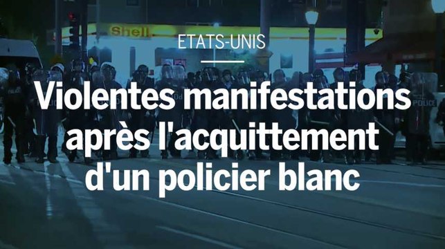 Violentes manifestations après l’acquittement d’un policier blanc aux Etats-Unis