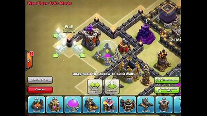 Clash of Clans : Town Hall 8.5 (TH8.5) War/Trophy Base (Fused) | Anti 3 Stars | Speed Build!