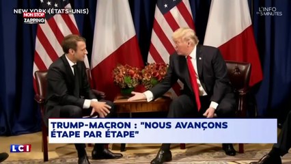 Emmanuel Macron - Donald Trump : nouvelle poignée de main à New-York (vidéo)