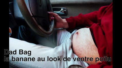 Dadbag, la banane en forme de ventre humain poilu