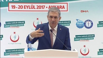 Sağlık Bakanı Demircan, 3'üncü Halk Sağlığı Günleri 2017 Sempozyumu'nda Konuştu 2