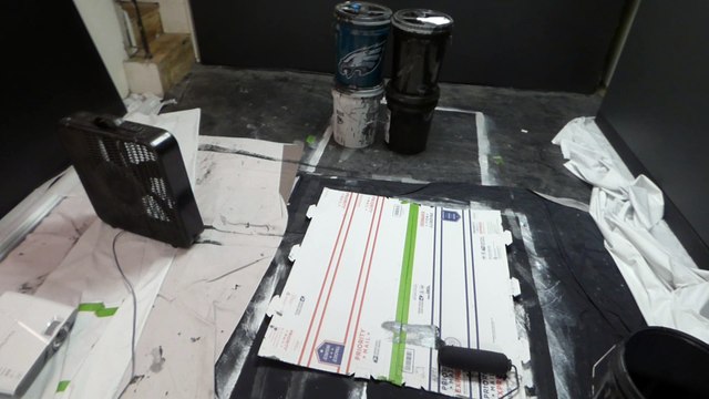 PAINTING A OLED TV LIKE BLACK PROJECTION SCREEN!