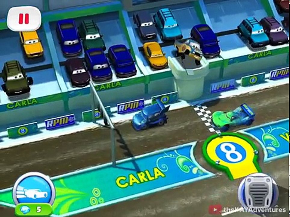 CARLA vs ALL 4 HOT RODS! [Snot Rod DJ Wingo Boost] - Cars Fast as Lightning