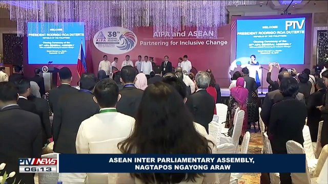 ASEAN Inter Parliamentary Assembly, nagtapos ngayong araw