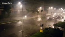 Hurricane Maria hits Pointe-à-Pitre, Guadeloupe