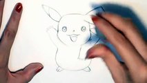 COMO DIBUJAR A PIKACHU (POKÉMON)