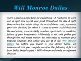 Will Monroe Dallas Advice: Consider Before investing in Real Estate