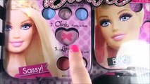 Barbie GLAM On the Go Makeup Stylist Palette! 2 Looks BOLD & SASSY! Eye Shadow Lip Gloss!