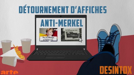 Détournement d’affiches anti-Merkel - DÉSINTOX - 19/09/2017