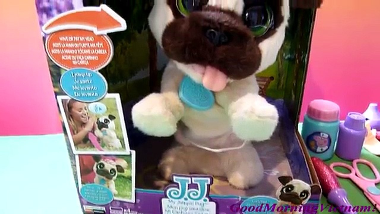 FurReal Friends JJ Dog - Jumping and Barking Pupy Toys/Chị Bí Đỏ Khám Bệnh Cho Chú Chó Con J.J