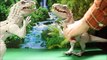 New Hybrid Indominus Rex vs Indominus Rex Jurassic World Dinosaur Battles - WD Toys