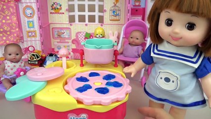 Baby Doli and fruit jelly maker toys with Kinder joy baby doll play