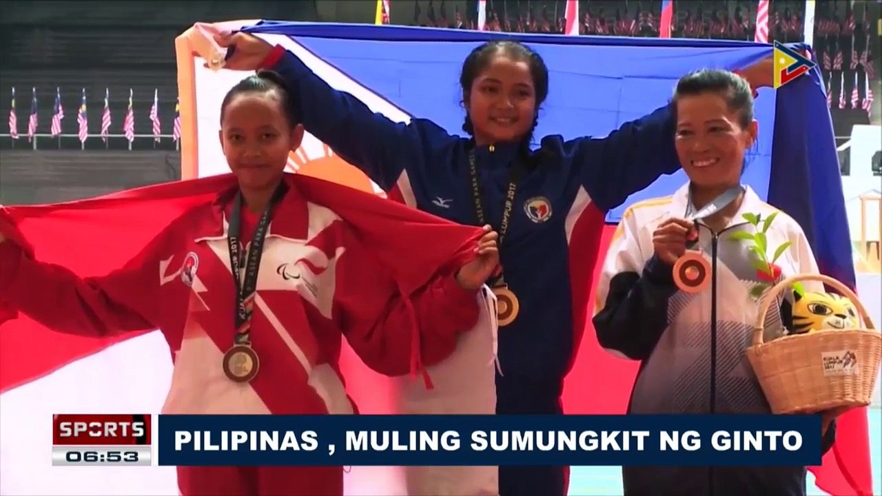 SPORTS BALITA: Pilipinas, muling sumungkit ng ginto